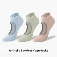 Load image into Gallery viewer, Backless Non-Slip Yoga Dance Socks Gym Indoor Floor Sports Socks, 35-42