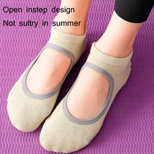 Load image into Gallery viewer, Backless Non-Slip Yoga Dance Socks Gym Indoor Floor Sports Socks
