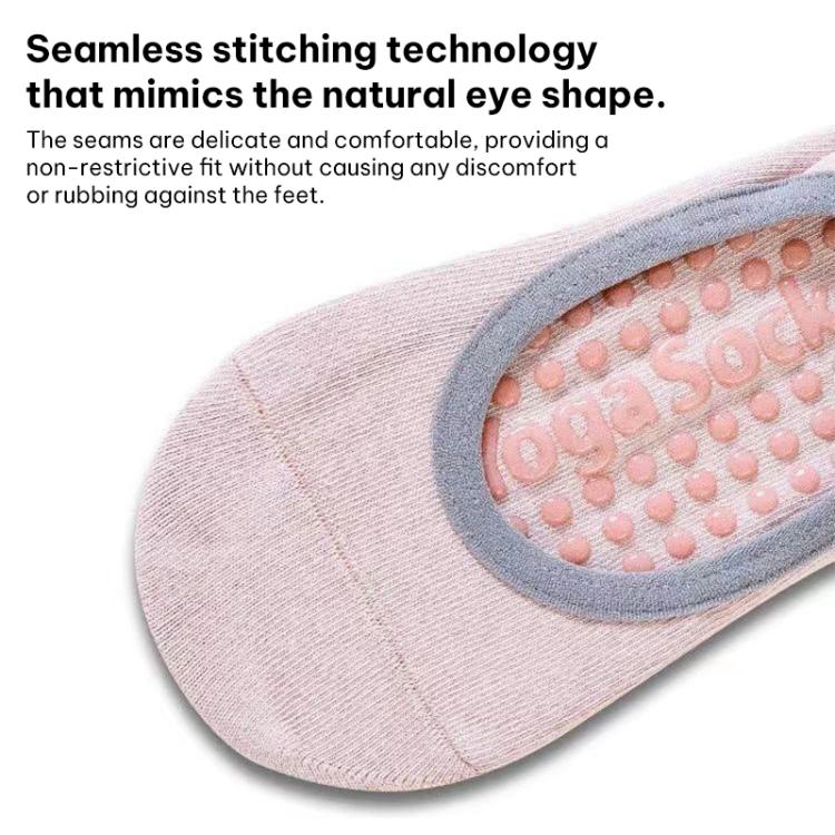 Backless Non-Slip Yoga Dance Socks Gym Indoor Floor Sports Socks, 35-42