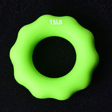 Load image into Gallery viewer, Silicone Finger Marks Grip Device Finger Exercise Grip Ring, Specification: 15LB (Green)