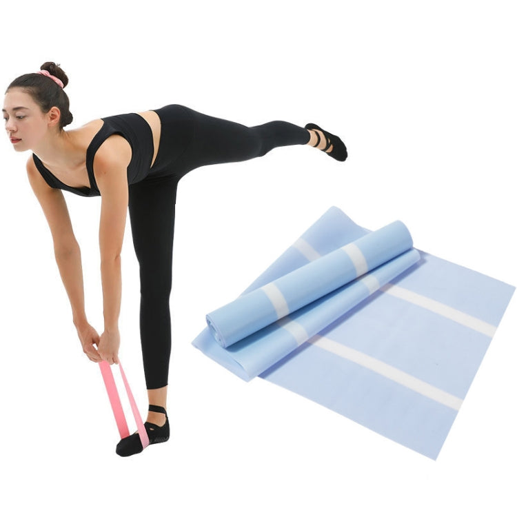 Latex Yoga Stretch Elastic Belt Hip Squat Resistance Band, Specification: 1500x150x0.35mm (Pure Cherry Pink)