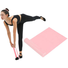 Load image into Gallery viewer, Latex Yoga Stretch Elastic Belt Hip Squat Resistance Band, Specification: 1500x150x0.35mm (Pure Cherry Pink)
