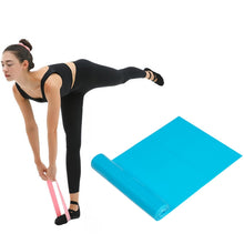 Load image into Gallery viewer, Latex Yoga Stretch Elastic Belt Hip Squat Resistance Band, Specification: 1500x150x0.35mm (Pure Cherry Pink)