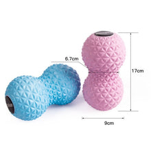 Load image into Gallery viewer, AMYUP Massage Plantar Fascia Ball Cervical Acupoint Deep Muscle Relaxation Peanut Ball, Pink, Blue