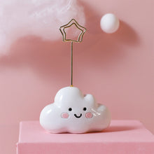 Load image into Gallery viewer, 6650 Cute Cartoon Shape Photo Clipper Name Card Clip Desktop Decorative Small Ornaments, Cloud, Rainbow, Pink Cloud, Whale, Shell, Diamond