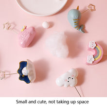 Load image into Gallery viewer, 6650 Cute Cartoon Shape Photo Clipper Name Card Clip Desktop Decorative Small Ornaments, Cloud, Rainbow, Pink Cloud, Whale, Shell, Diamond