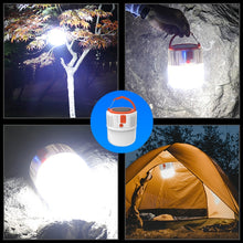 Load image into Gallery viewer, Solar LED Bulb Light Household Emergency Light Mobile Night Market Lamp, Style:, V65 8W  24 LED 2 Battery, V65 8W 24 LED 2 Battery + Power Output, V65 8W 24 LED 2 Battery + Remote Control, V66 8W 42 LED 3 Battery, V66 8W 42 LED 3 Battery + Power Output...