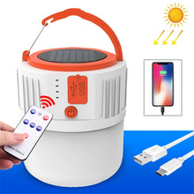 Load image into Gallery viewer, Solar LED Bulb Light Household Emergency Light Mobile Night Market Lamp, Style:, V65 8W  24 LED 2 Battery, V65 8W 24 LED 2 Battery + Power Output, V65 8W 24 LED 2 Battery + Remote Control, V66 8W 42 LED 3 Battery, V66 8W 42 LED 3 Battery + Power Output...