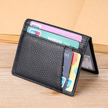 Load image into Gallery viewer, Defense RFID Bag Multi-Card ID Card Bag, Black, Dark Brown