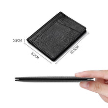 Load image into Gallery viewer, Defense RFID Bag Multi-Card ID Card Bag, Black, Dark Brown