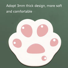 Load image into Gallery viewer, 3 PCS XH12 Cats Claw Cute Cartoon Mouse Pad, Size: 280 x 250 x 3mm, White, Aquamarine, Marble, Light Blue, Lavender, Pink, Pink Purple, Skin Color, Grayish, Blue Yellow, Blue, Bright Blue, Green, Creamy-white, Ink Green, Dark Pink, Deep Pink White     ...
