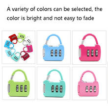 Load image into Gallery viewer, 6 PCS Xmm-8007 Cartoon Cat Metal Digital Password Lock Mini Small Padlock, Mix Color Random Delivery