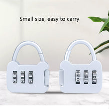 Load image into Gallery viewer, 6 PCS Xmm-8007 Cartoon Cat Metal Digital Password Lock Mini Small Padlock, Mix Color Random Delivery