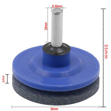 Load image into Gallery viewer, 6 PCS Grinding Stone Industrial Electric Sharpener Mower Grinding Tool Wear Resistant Grinding Head, Plastic Blue, Plastic Black, Plastic Cyan, Plastic Red, Plastic Orange, Plastic Dark Blue, Metal