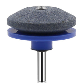 6 PCS Grinding Stone Industrial Electric Sharpener Mower Grinding Tool Wear Resistant Grinding Head, Plastic Blue, Plastic Black, Plastic Cyan, Plastic Red, Plastic Orange, Plastic Dark Blue, Metal