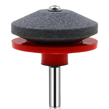 Load image into Gallery viewer, 6 PCS Grinding Stone Industrial Electric Sharpener Mower Grinding Tool Wear Resistant Grinding Head, Plastic Blue, Plastic Black, Plastic Cyan, Plastic Red, Plastic Orange, Plastic Dark Blue, Metal