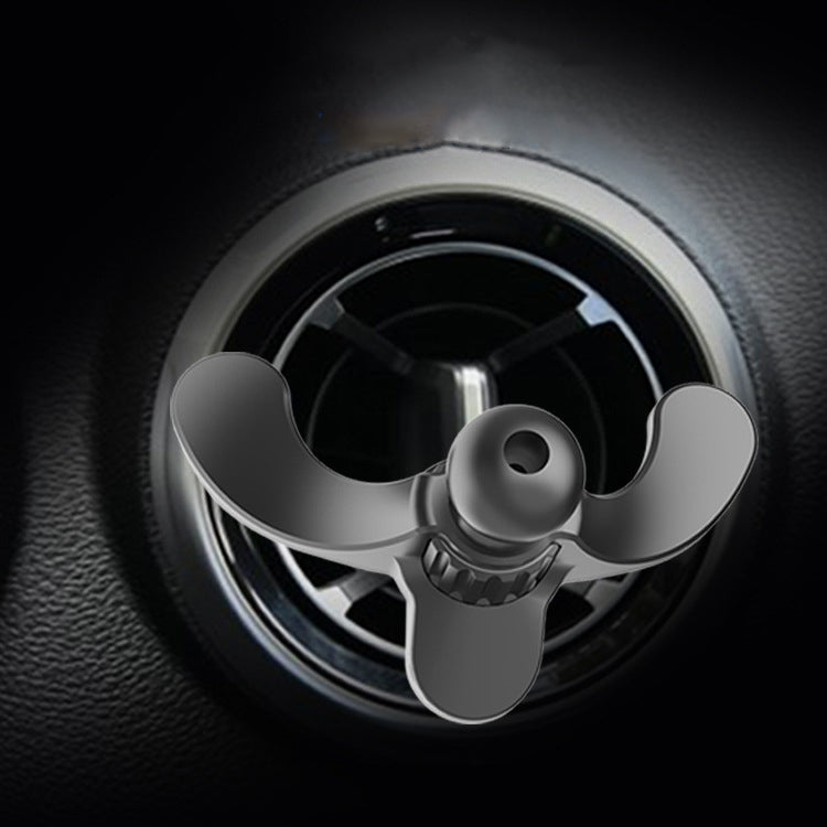 3 PCS A-004 Car Mobile Phone Bracket Air Outlet Hook Accessories, Black