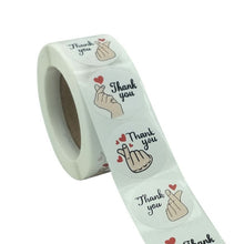 Load image into Gallery viewer, 10 Rolls Thank You Floral Sticker Wedding Gift Decoration Sticker, K-01-25, K-02-25, K-03-25h
