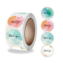 Load image into Gallery viewer, 10 Rolls Round Sealing Sticker Thank You Sticker Crafts Gift Decoration Sticker, 2.5cm / 1 Inch, 3.8cm / 1.5 Inch