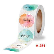 Load image into Gallery viewer, 10 Rolls Round Sealing Sticker Thank You Sticker Crafts Gift Decoration Sticker, 2.5cm / 1 Inch, 3.8cm / 1.5 Inch
