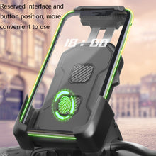 Load image into Gallery viewer, HW-68 Motorcycle Bicycle Navigation Mobile Phone Bracket, Style:, Round Handlebar, Rearview Mirror, U-shaped Handlebar