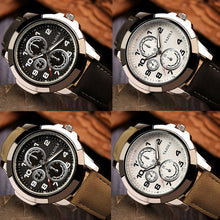 Load image into Gallery viewer, YAZOLE 350 Three-eyes Men Sports Watch Quartz Watch