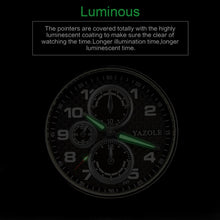 Load image into Gallery viewer, YAZOLE 350 Three-eyes Men Sports Watch Quartz Watch