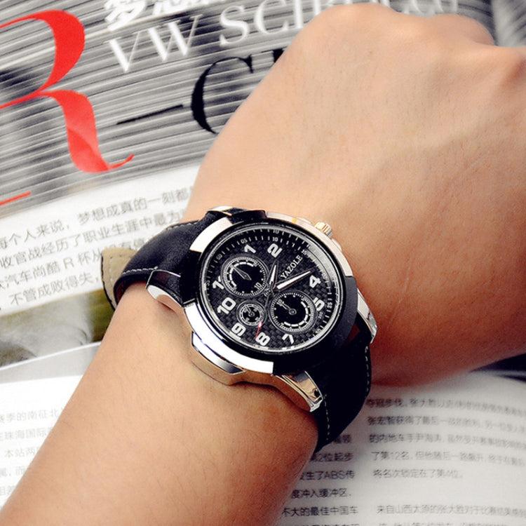 YAZOLE 350 Three-eyes Men Sports Watch Quartz Watch