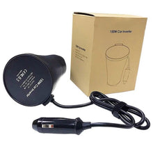 Load image into Gallery viewer, 150W 12V To 220V Car Inverter Dual USB 2.1A Power Converter Booster, 150W 12V To 220V