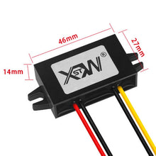 Load image into Gallery viewer, XWST DC 12/24V To 5V Converter Step-Down Vehicle Power Module, Specification:, 12V To 5V 1A Small Rubber Shell, 12V To 5V 2A Small Rubber Shell, 12V to 5V 3A Small Rubber Shell, 12/24V To 5V 8A Medium Rubber Shell, 12/24V To 5V 10A Medium Rubber Shell ...