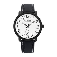 Load image into Gallery viewer, YAZOLE Personality Arabic Numeral Dial Student Watch Quartz Children Watch