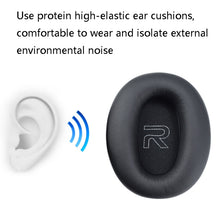 Load image into Gallery viewer, 1 Pair Protein Skin Leather Headest Sponge Earmuffs For Edifier W820BT / W808BT / K815 / K815PG1 / H840 / K800 / K830, Black, Gray, Red