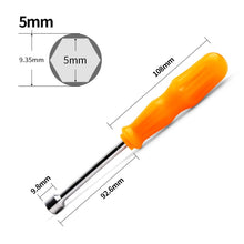 Load image into Gallery viewer, 4 PCS Hexagon Socket Manual Wrench Screw, 5mm, 5.5mm, 6mm, 7mm, 8mm, 9mm, 10mm