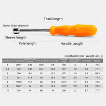 Load image into Gallery viewer, 4 PCS Hexagon Socket Manual Wrench Screw, 5mm, 5.5mm, 6mm, 7mm, 8mm, 9mm, 10mm