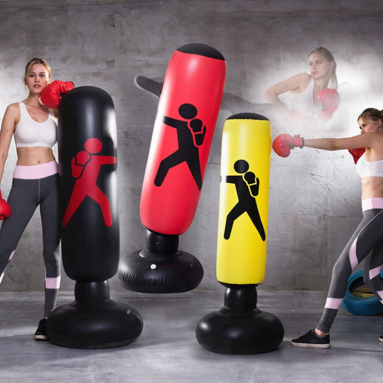 Thickened Fitness Adult Children Vertical Inflatable Non-Tumbler Boxing Column Inflatable Venting Angry Boxing Sandbag