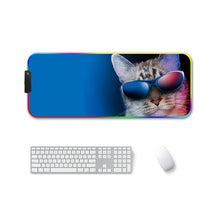 Load image into Gallery viewer, F-01 Rubber Thermal Transfer RGB Luminous Non-Slip Mouse Pad, 250x350x3mm, 250x350x4mm, 260x390x3mm, 260x390x4mm, 300x350x3mm