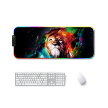 Load image into Gallery viewer, F-01 Rubber Thermal Transfer RGB Luminous Non-Slip Mouse Pad, 300x350x4mm, 350x600x3mm, 350x600x4mm, 300x800x3mm, 300x800x4mm