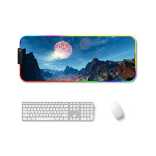 Load image into Gallery viewer, F-01 Rubber Thermal Transfer RGB Luminous Non-Slip Mouse Pad, 300x350x4mm, 350x600x3mm, 350x600x4mm, 300x800x3mm, 300x800x4mm