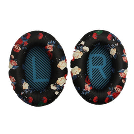 2 PCS Headset Sponge Cover For BOSE QC15 / QC2 / QC25 / AE2 / AE2i, Print Color + Blue LR, White + Blue LR, Print Color + Black, Black + Black, White + Black, Print Color + Gray, Khaki  + Gray, Coffee  + Gray, White  + Gray, Gray  + Gray               ...