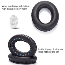 Load image into Gallery viewer, 2 PCS Headset Sponge Cover For BOSE QC15 / QC2 / QC25 / AE2 / AE2i, Print Color + Blue LR, White + Blue LR, Print Color + Black, Black + Black, White + Black, Print Color + Gray, Khaki  + Gray, Coffee  + Gray, White  + Gray, Gray  + Gray               ...