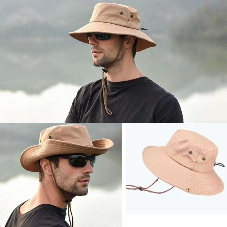 Outdoor Sun Hat Hiking Big Brim Breathable Sunscreen Fisherman Hat