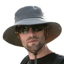 Load image into Gallery viewer, Outdoor Sun Hat Hiking Big Brim Breathable Sunscreen Fisherman Hat