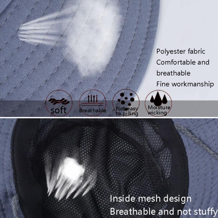 Outdoor Sun Hat Hiking Big Brim Breathable Sunscreen Fisherman Hat