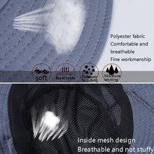 Load image into Gallery viewer, Outdoor Sun Hat Hiking Big Brim Breathable Sunscreen Fisherman Hat