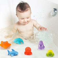 Load image into Gallery viewer, 6 In 1 Children Water Fun Spraying Water Thermochromism Animals Baby Bathing Toys