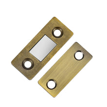 Load image into Gallery viewer, Punch-Free Invisible Cabinet Door Magnetic Suction Launcher Door Suction Double Magnet Sliding Door Suction, Black, Golden, Green Bronze, Red Bronze, Yellow Bronze
