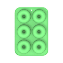 Load image into Gallery viewer, Oven Baking Tools Silicone Cake Donut Mold, 8 Even Brown, 6 Even Blue, 6 Even Purple, 6 Even Green, 6 Even Orange, 6 Even Yellow, 6 Even Red