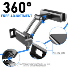 Load image into Gallery viewer, Pb-48 Car Post-Row Back Pillow Mobile Phone Holder Back Seat Flat Telescopic Bracket, Pb-48