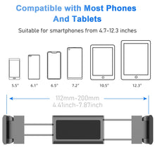 Load image into Gallery viewer, Pb-48 Car Post-Row Back Pillow Mobile Phone Holder Back Seat Flat Telescopic Bracket, Pb-48