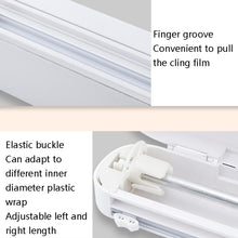 Load image into Gallery viewer, Suction Cup Type Cling Film Cutter Household Plastic Wrap Adjustable Storage Cutting Box, Suction Cup Cling Film Cutter